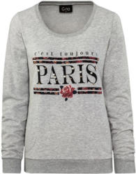 Damen Sweatshirt mit Perlen-Applikation
