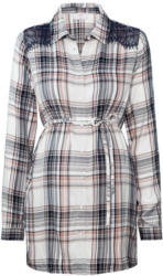 Damen Umstands-Bluse mit Karomuster