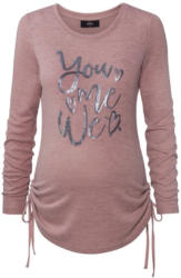Damen Umstands-Sweatshirt mit Pailletten
