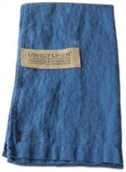 Lovely Linen Stoffserviette 4er Set - Denim Blue