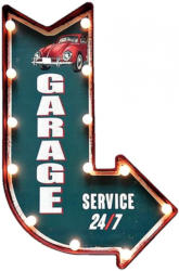 Leuchttafel Garage
