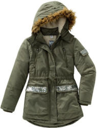 Mädchen Parka mit Wendepailletten