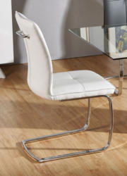 Stuhl Maridi 12, Farbe: Weiß - Abmessungen: 95 x 45 x 62 cm (H x B x T)