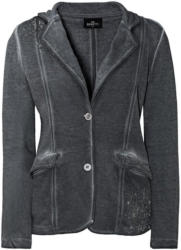 Damen Sweatblazer im Oil-Washed-Design