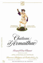 6 Flaschen Chateau d'Armailhac in Holzkiste 2016