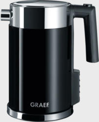 GRAEF WK702 Wasserkocher Edelstahlgehäuse, Acryl schwarz