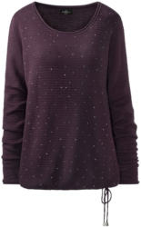 Damen Pullover mit kleinen Schmucksteinchen