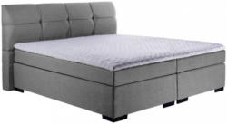 Boxspringbett Klassik Komfort 180/200 Cm In Grau