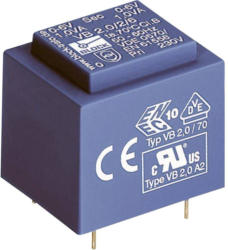Printtransformator 1 x 230 V 1 x 6 V/AC 0.35 VA 58 mA VB 0,35/1/6