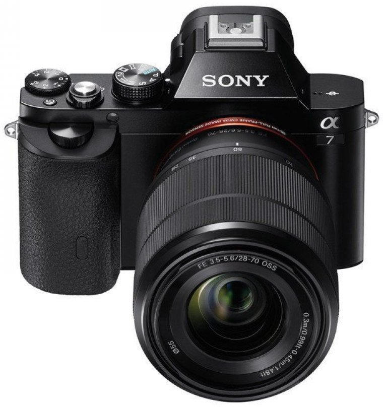 Sony Alpha 7000 ILCE7KB.CE digitale Systemkamera 24.3 MP inkl. 2870mm Zoomobjektiv ️ Online von