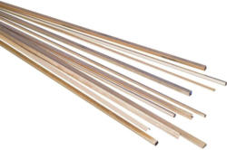 Messing Vierkant Profil (L x B x H) 500 x 4.5 x 4.5 mm