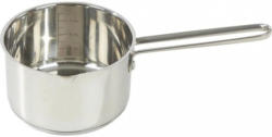 Stielkasserolle 0,6 Liter Edelstahlfarben