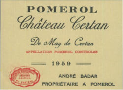Chateau Certan de May 2014
