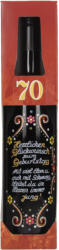 Geburtstagsflasche Elegance "Zum Siebziger"