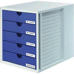 HAN Schubladenbox SYSTEMBOX 1450-14 Lichtgrau DIN A4, DIN C4 Anzahl
