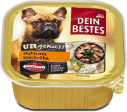 Dein Bestes Urgenuss Hundefutter Huhn Mit Steckrube Nur 0 45 Dm Angebot Wogibtswas At