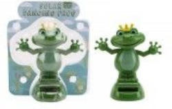 Solar tanzender Frosch