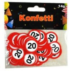 Konfetti Geburtstag 20
