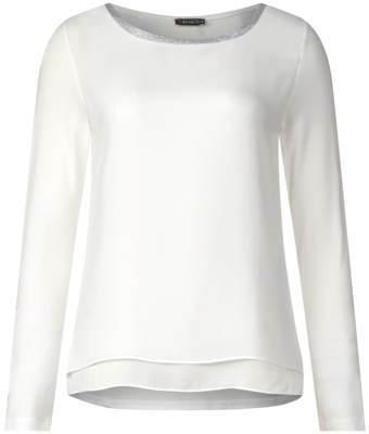 Chiffon Shirt mit Glitzer