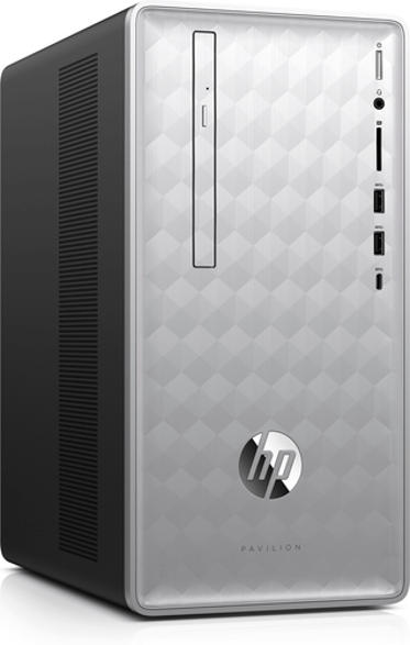 Gaming-PCs - HP 590-p0001ng, Desktop PC mit Core™ i5 Prozessor, 16 GB RAM, 1 TB HDD, 256 GB SSD, GeForce GTX 1050, 2 GB