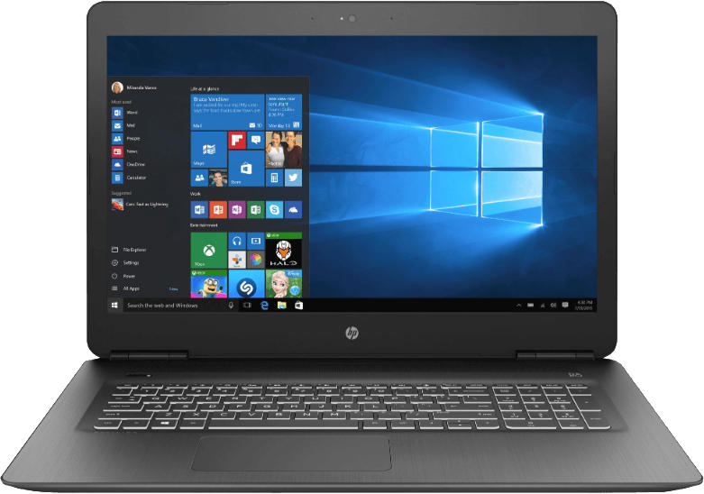 Gaming-Notebooks - HP Pavilion 17-ab435ng , Gaming Notebook mit 17.3 Zoll Display, Core™ i7 Prozessor, 16 GB RAM, 1 TB HDD, 128 GB SSD, GeForce® GTX 1050 Ti, Schwarz