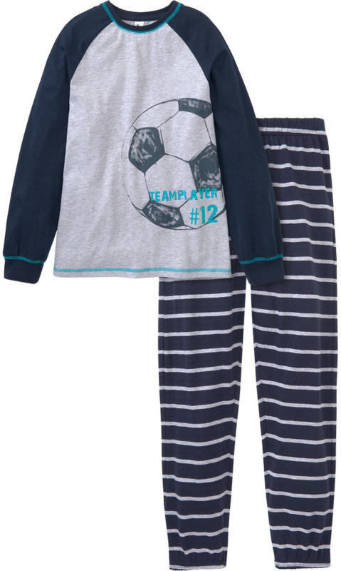 Jungen Schlafanzug mit Fußball-Motiv