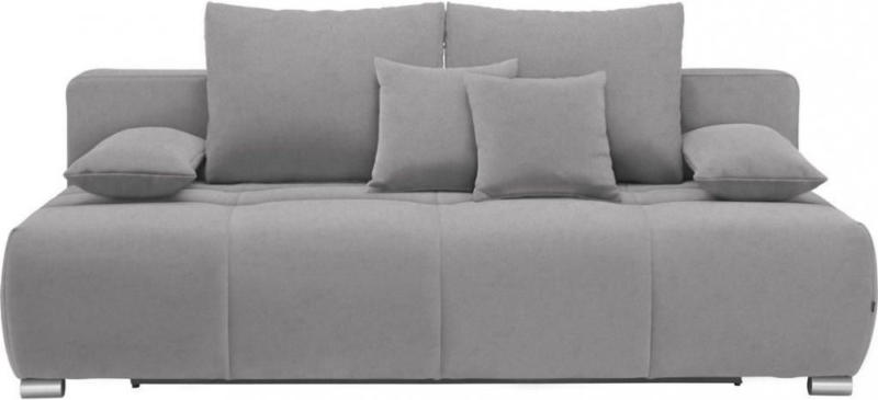 Schlafsofa In Textil Dunkelgrau