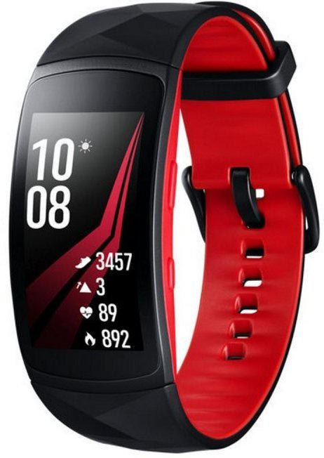 samsung gear fit2 pro small red