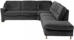 Wohnlandschaft In Textil Grau