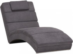 Relaxliege In Textil Grau