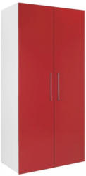 Kleiderschrank In Rot, Weiß
