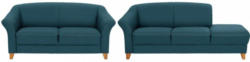 Sitzgarnitur In Textil Blau