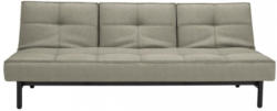 Schlafsofa In Textil Schwarz, Hellbraun