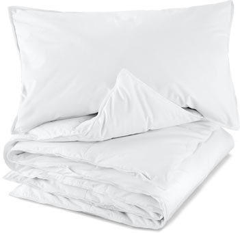 Kinder-Daunen-Kissen und -Steppbett