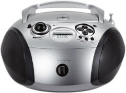 Grundig RCD 1445 USB silber/schwarz Radio mit CD-Player/MP3- WMA-Wiedergabe