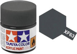 Tamiya 81363 Acrylfarbe German-Grau (matt) Farbcode: XF-63