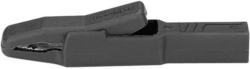 Sicherheits-Abgreifklemme Steckanschluss 4 mm CAT II 300 V Schwarz SKS
