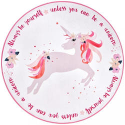 Decke Einhorn in Weiß/Rosa