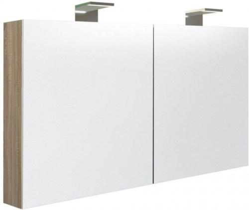 wogibtswas.at - Badezimmer - Spiegelschrank Solapur 38, Farbe: Eiche