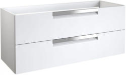 Waschtischunterschrank Meerut 73, Farbe: Weiß matt - 50 x 119 x 45 cm (H x B x T)