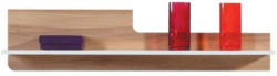 Jugendzimmer - Hängeregal Lian 18, Hellbraun / Weiß - Abmessungen: 24 x 100 x 21,50 cm (H x B x T)