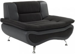 Sessel Atlantis B: 116cm Anthrazit, Grau