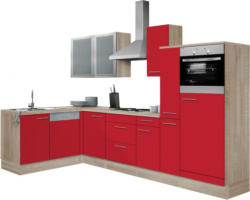 OPTIFIT »Kalmar« Winkelküche mit E-Geräten, Stellbreite 300x175 cm