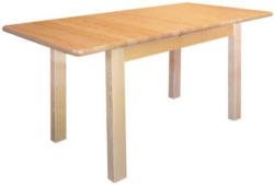 Tisch ausziehbar Kiefer massiv Vollholz natur Junco 236E (eckig) - Abmessung 75 x 140 / 210 cm