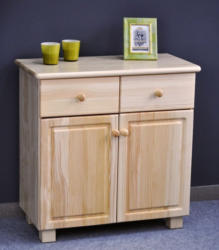 Kommode Massivholz 003 - 80 x 80 x 40 cm (H x B x T)