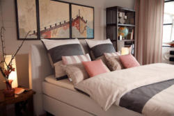 TOM TAILOR Boxspringbett »ELLIPSE BOX« mit »TOM TAILOR« Print