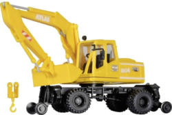 Kibri 16312 H0 Atlas Zweiwege Bagger GleisBau