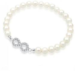 Elli Perlenarmband »mit Perlen und Infinity aus Swarovski® Kristalle«