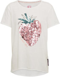 T-shirt mit Paillettenbesatz