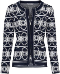 heine TIMELESS Strickjacke mit Zwei-Wege-Reißverschluss